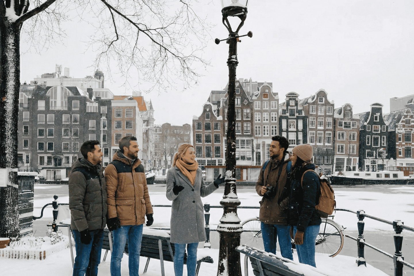 Amsterdam: Historic Walking Tour - Large group tour
