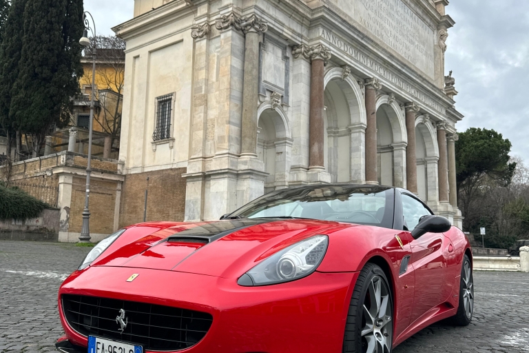 TestDrive Ferrari tour guidé des zones touristiques de Rome