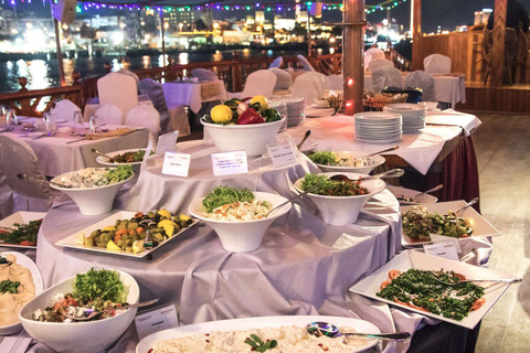 迪拜河单桅帆船巡游含自助晚餐迪拜河豪华游轮晚餐（不含接送）