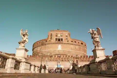 Rome : Castel Sant'Angelo - billet coupe-file