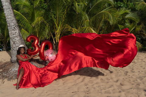 Fotografering i spektakulära klänningar på de vackraste stränderna 972