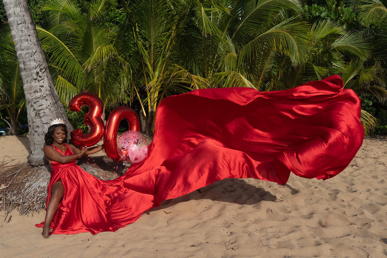 Fotografering i spektakulära klänningar på de vackraste stränderna 972