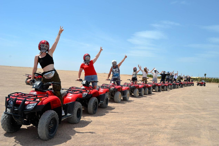 Hurghada: Quad, Buggy, Jeepsafari, kamelenrit & DinerQuad, Buggy, Jeepsafari, kamelenrit & diner