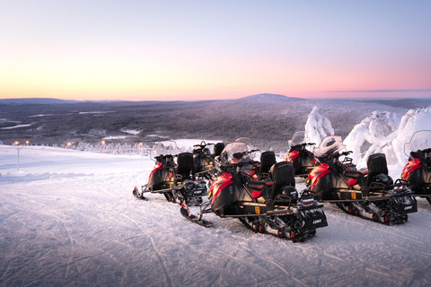 Levi: Safari en moto de nieve de 4 horas a los Fells de Levi