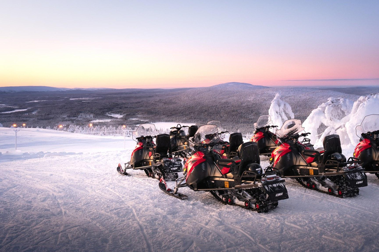 Levi: 4 uur sneeuwscootersafari naar de Fells in Levi