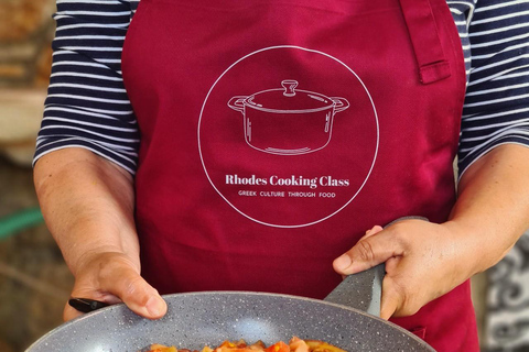 Rhodes: 1952 Farmhouse Cooking & Lunch with Unlimited Wine Rhodes: Cooking Class & Lunch at a traditional Farmhouse