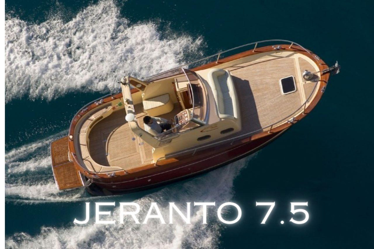 au départ de Positano : Journée complète d'excursion en bateau à Capri et sur la côte amalfitaine.