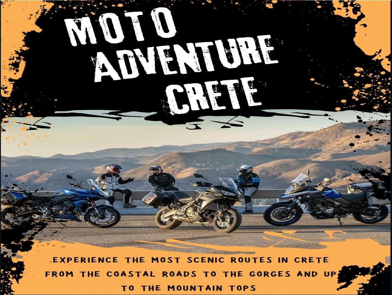 Kreta: Geführte Motorradtour mit Drohnenaufnahmen