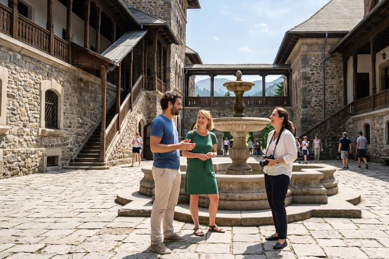 From Bucharest: Dracula's Castle, Peles Castle & Brasov Trip MINIVAN - Dracula's Castle, Peles Castle & Brasov Trip