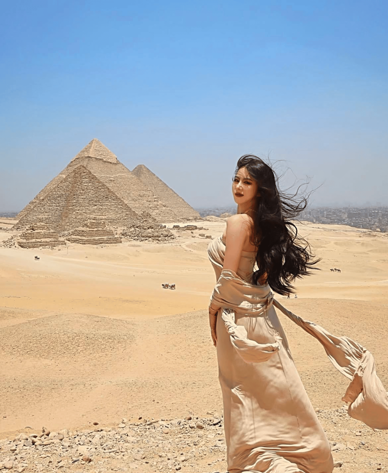 Von Port Said: Ausflug nach Kairo Die Pyramiden von Portsaid aus