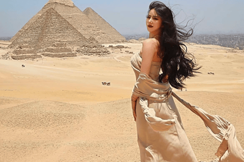 Pyramides, Sakkara et Memphis - Visite privée avec déjeunerVisite privée avec guide, transfert et déjeuner, à l&#039;exclusion des droits d&#039;entrée.