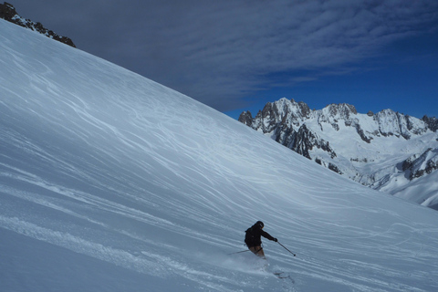 Chamonix: Descida de esqui Vallée Blanche com guia