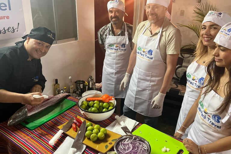 利马 - 米拉弗洛雷斯：秘鲁烹饪课程、皮斯科酸酒与热带水果利马 - 米拉弗洛雷斯：秘鲁烹饪课程、皮斯科酸酒和热带水果