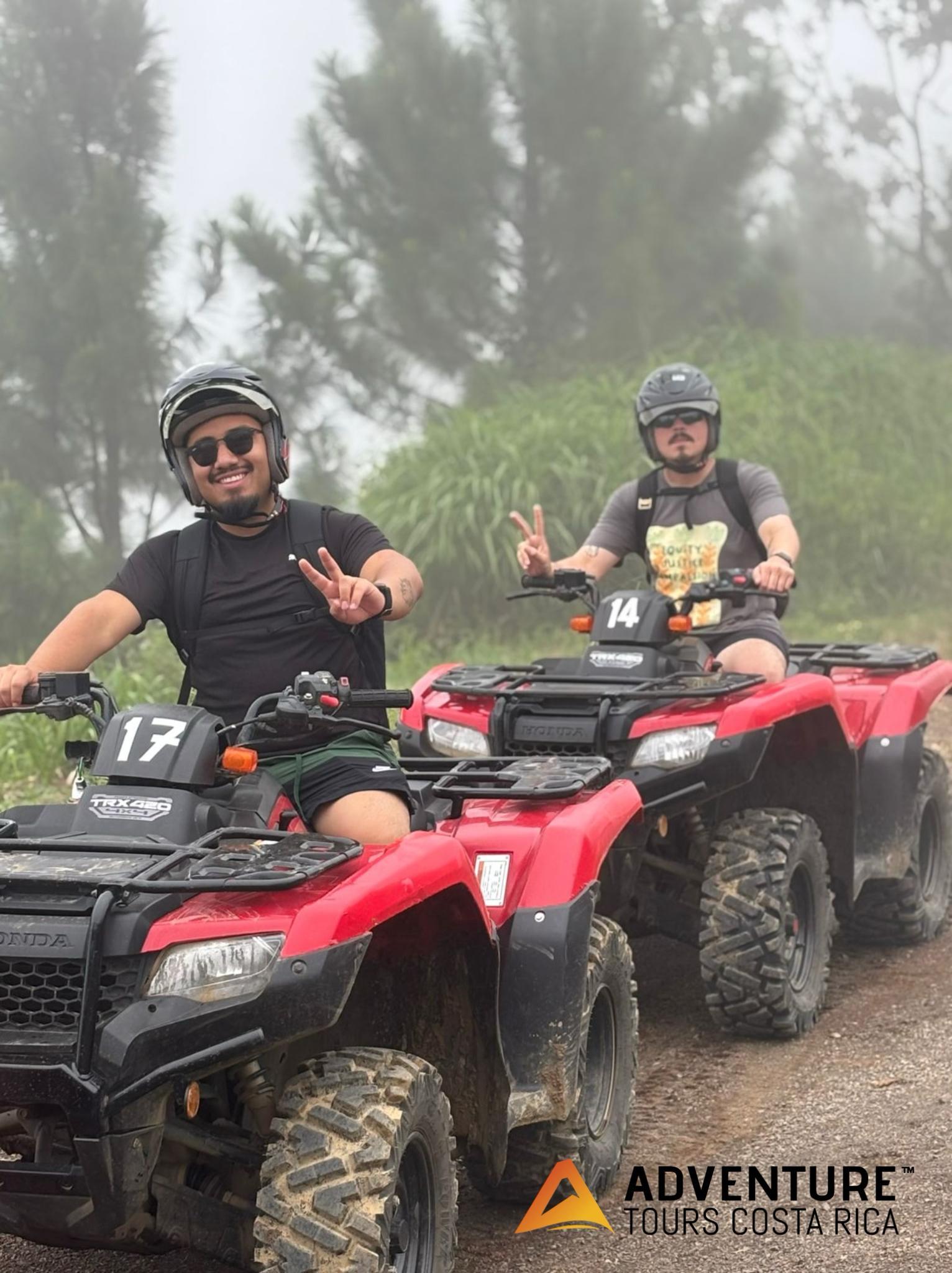 Jaco: 2-stündige Quad-Tour und 2-stündiges Zipline-Erlebnis