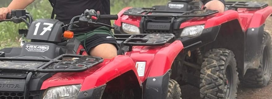 Jaco : excursion en quad de 2 heures et tyrolienne de 2 heures