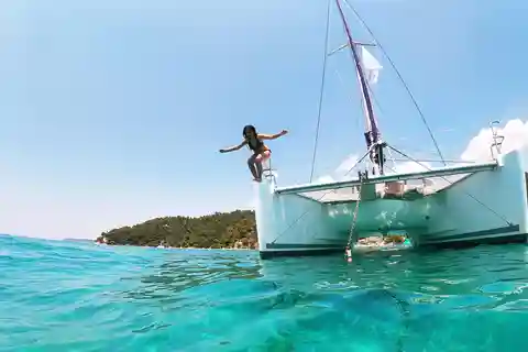 Corfu: Full Day Private Cruise on Lagoon Catamaran