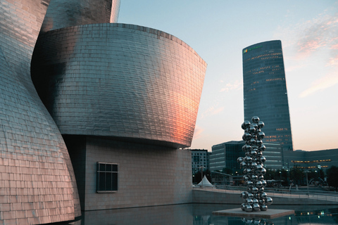Bilbao: Private Guided Tour with Your Mobile Phone Bilbao: The Code of the Consulate and the Old Town with Kit and Live Guide