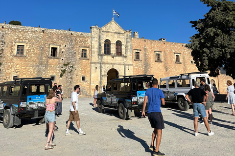 Rethymno Sunset Land Rover Safari with Dinner & Wine FROM KAVRO Sunset Land Rover Safari with Dinner & Wine