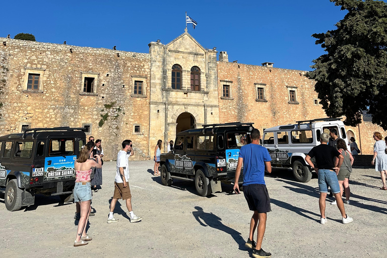 Rethymno Sunset Land Rover Safari with Dinner & Wine FROM KAVRO Sunset Land Rover Safari with Dinner & Wine