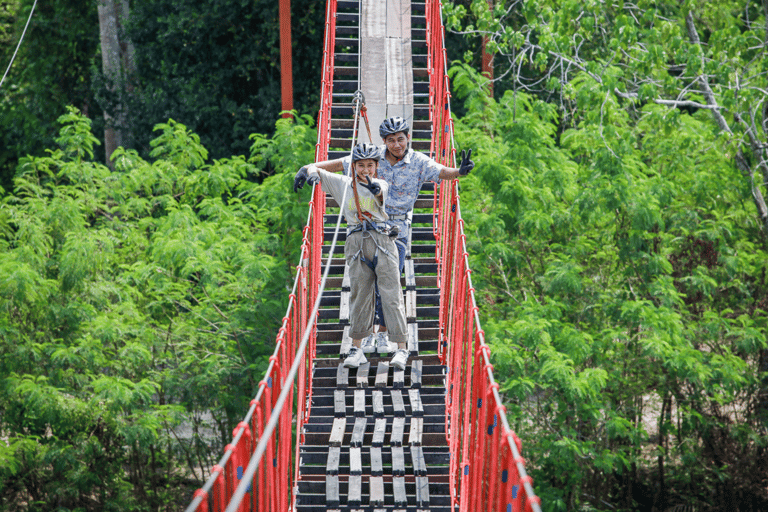 Pattaya: Zipline-äventyr med 25 plattformar med barnalternativKurs för vuxna