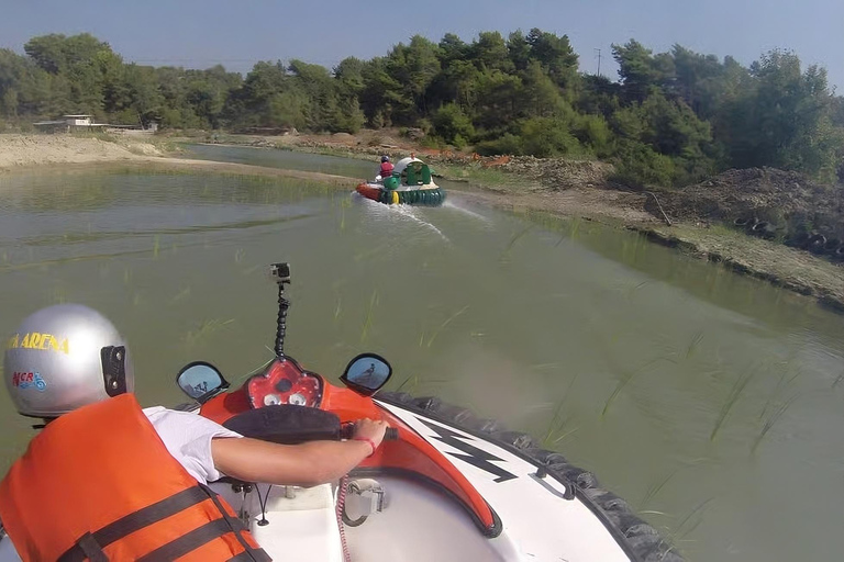 From Side/Manavgat: First Tourist Hovercraft Adventure Single Hovercraft