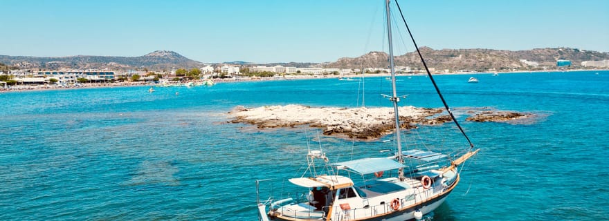 Kolymbia : croisière tout compris vers Stegna et la plage de Tsambika