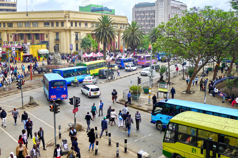 Passeio guiado a pé pela cidade de Nairóbi