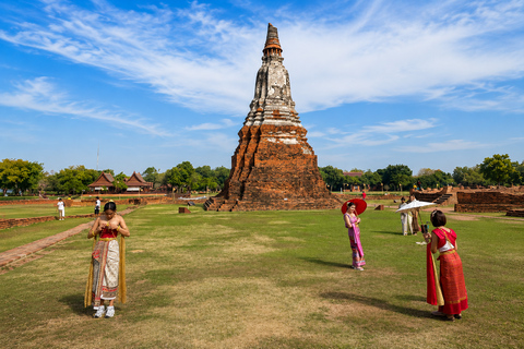 Bangkok: Ayutthaya Temples, Thai Traditions & Local Life Hotel Pickup & Drop-off (Include Entrance & Lunch)