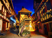 Eguisheim , Mercatini di Natale Gioco Digitale Festivo - Hizvo
