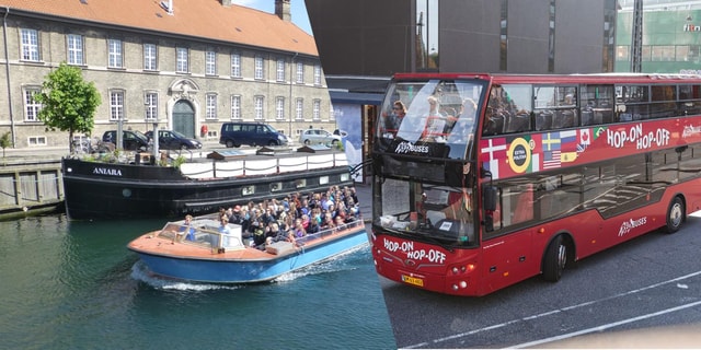 Kopenhagen: Hop-On/Hop-Off-Bus & Netto-Boot