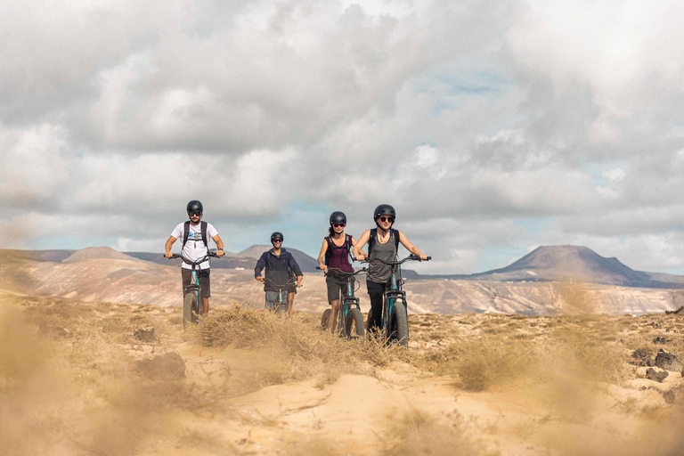 Discover Lanzarote in a different way with electric all-terrain scooters. Circuit of La Geria and the volcanoes