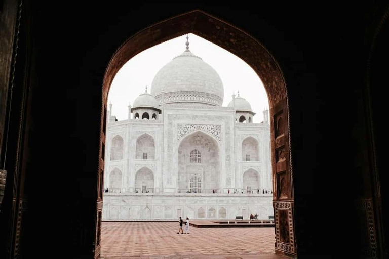 Agra: Taj Mahal Skip-the-Line & Agra Fort Private Day Tour Taj Mahal & Agra Fort Tour with Guide Ac Car and Entry Fees