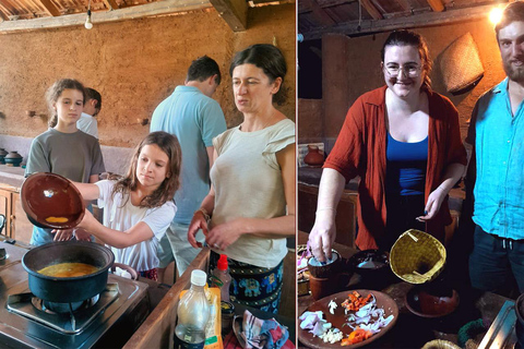 Kandy : Cours de cuisine villageoise 12 plats avec visite du marché