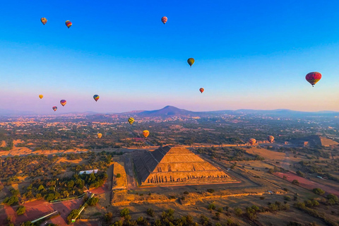 Mexiko City: Ballongflygning, Teotihuacan och Guadalupe-helgedomen