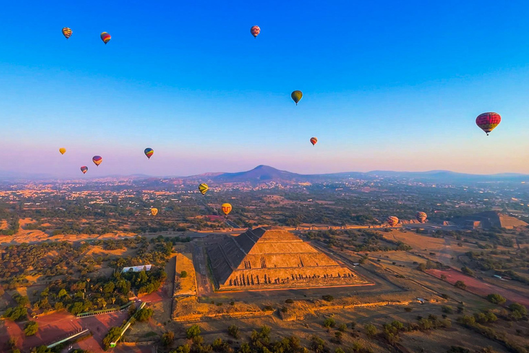 Mexiko City: Ballongflygning, Teotihuacan och Guadalupe-helgedomen