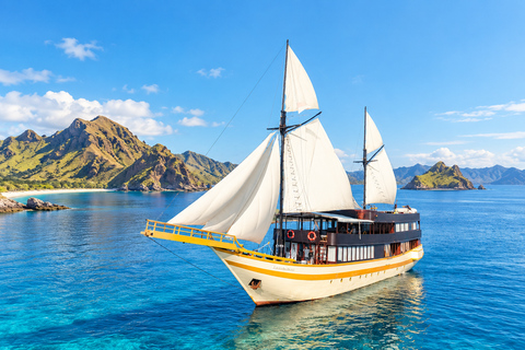 Labuan Bajo: 3-Day Komodo Sailing Luxury Boat with All Fees Deluxe Boat - Private Standar Room (2pax/room)