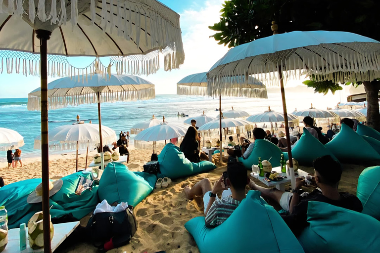 Relaxing Beach in Yogyakarta: Canoeing, Bean Bag & Coconut