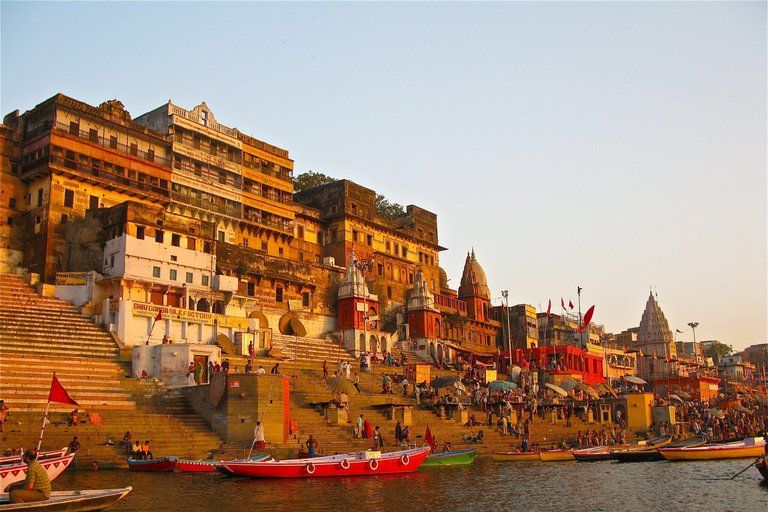 Varanasi en Sarnath-rondleiding van een hele dag met de auto