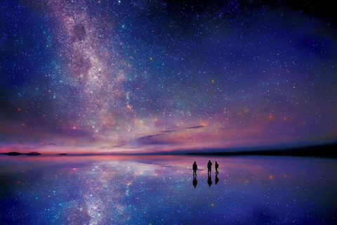 Salar de Uyuni: Sunset + Night Stars