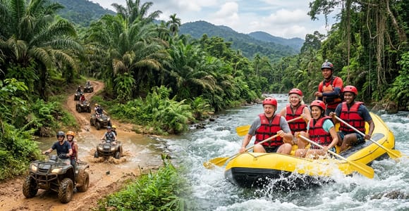 Phuket: Rafting, ATV, Zipline & Jungle Tour