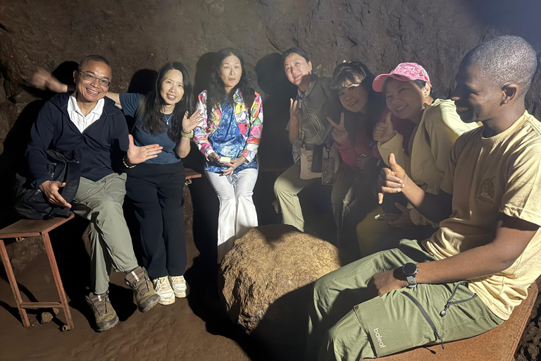 From Moshi: Marangu Chagga Caves & Waterfall & Coffee Tour