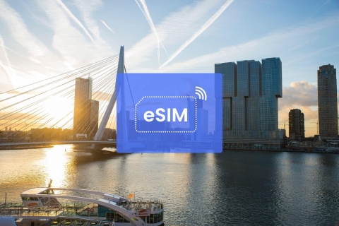 Rotterdam: Países Bajos/ Europa eSIM Roaming Plan de datos móvil1 GB/ 7 Días: 42 Países Europeos