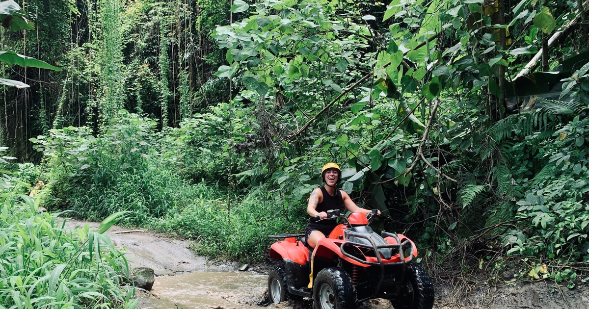 Ubud: Gorilla Fice ATV and White Water Rafting with Lunch | GetYourGuide