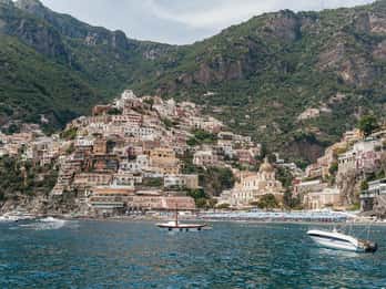 From Sorrento: Amalfi and Positano Full-Day Trip by Boat