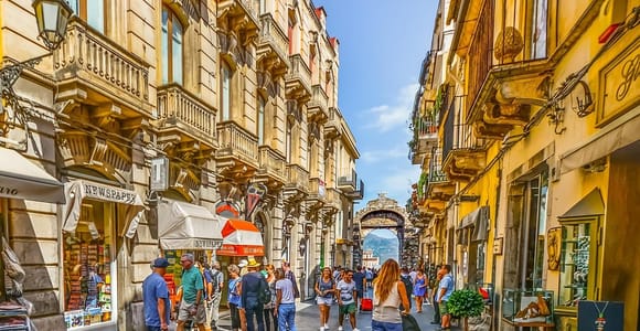 From Catania to Etna Volcano, Naxos, Taormina and Castelmola