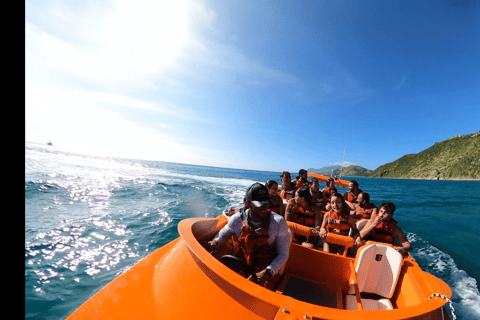 الرياضات المائية في سانت كيتس: جولة بالقارب النفاث