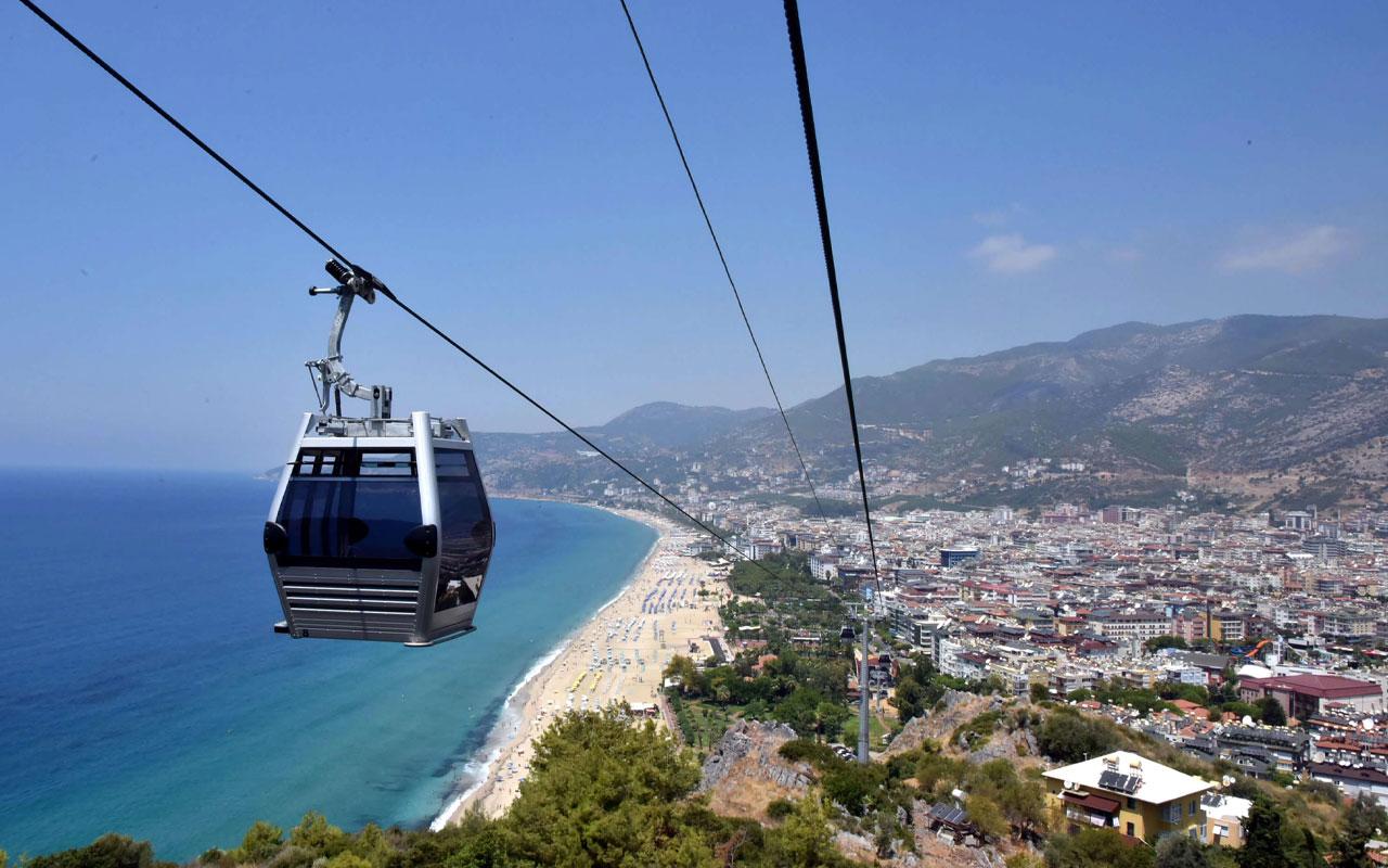 Alanya: Halbtägige Seilbahnfahrt, Höhle, Terrassen und Sonnenuntergang bei der Burg