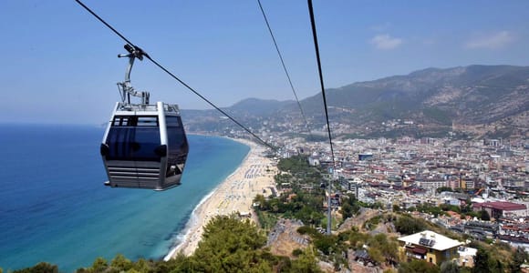 Alanya: Half Day Cable Car, Cave, Terraces&Sunset at Castle
