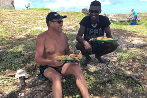 Ile aux Cerfs Speedboat Trip with Pickup and BBQ Lunch