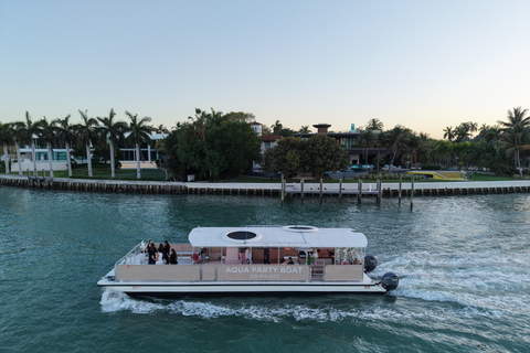Miami Sunset Boat Tour: Celebrity Mansions & Skyline